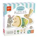 APLI edukační puzzle - My First Puppies, 12 ks, 2+