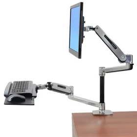 Ergotron WorkFit-LX / Držák na LCD, klávesnici a myš / Sit-Stand / Stolní (45-405-026)