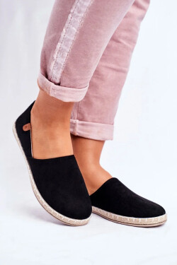 Dámské Velurové Espadrilky černé Vulcano 37