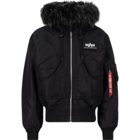 Alpha Industries Bunda CWU 45P Hooded Custom černá černá