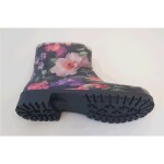 Holínky Realpaks dámské fialové květy BGP-6/2