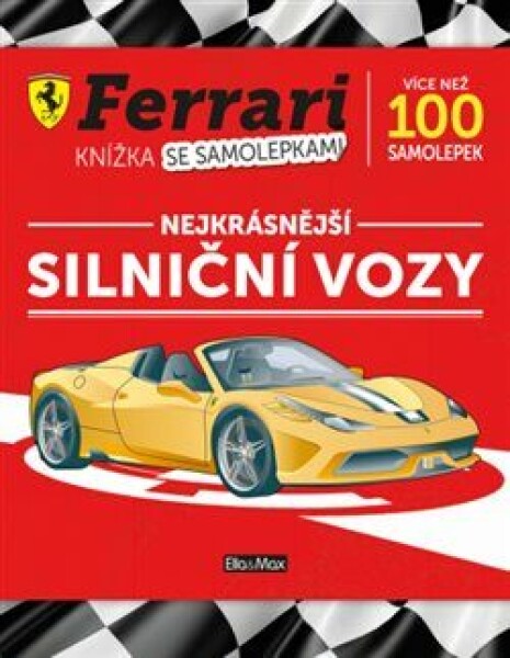 FERRARI, silniční vozy Kniha samolepek