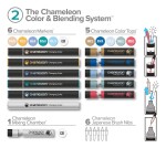 CHAMELEON, CS6602, Chameleon Color & Blending System, sada permanentních popisovačů č. 2, 13 ks