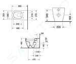 DURAVIT - Soleil by Starck Závěsné WC se sedátkem SoftClose, Rimless, HygieneFlush, HygieneGlaze, bílá 45860920A1