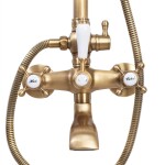 REA - Sprchový set BERGAMO antique bronze REA-P5002