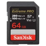 SanDisk SDXC Extreme Pro 64 GB / Paměťová karta / UHS-II / U3 / V60 / 280 MB/s (SDSDXEP-064G-GN4IN)