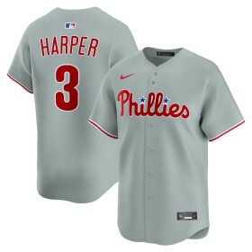 Nike Pánský dres Philadelphia Phillies MLB Bryce Harper #3 Limited - Šedá Velikost: XL