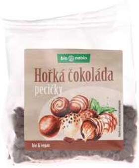 Bio*nebio Pecičky z hořké čokolády 100 g BIO