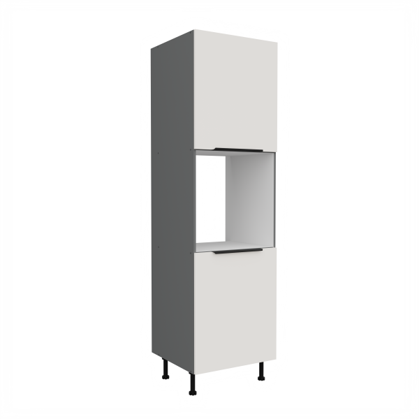 Vysoká skříňka pro vestavnou troubu Aria ANT 60 DP-210 2F Barva korpusu: Antracit, Barva dvířek: WH - Crystal white AFM