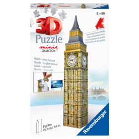 Puzzle 3D Mini Big Ben 54 dílků