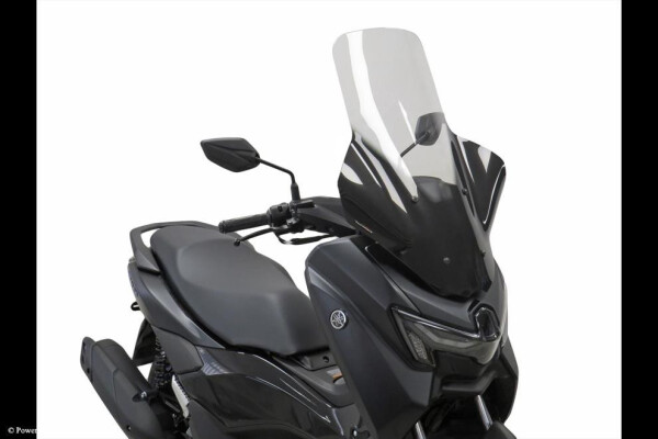 Yamaha Nmax 125, Nmax 155 25 Skútr plexi Powerbronze 710 mm With hand blisters - lehce kouřová