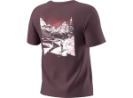 Dynafit Back Graphic Cotton dámské triko krátký rukáv Ephemera/Valley vel. S