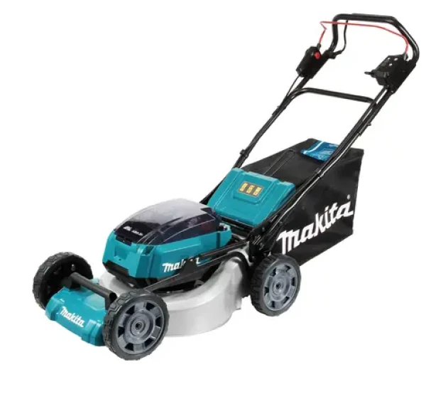 Makita DLM462Z / Akumulátorová sekačka na trávu / 18V x 2 / Šířka záběru 46 cm / koš 60 L / Bez aku (DLM462Z)