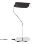 HAY AD343 - HAY Stolní lampa Apex Iron Black, černá barva, stříbrná barva, kov