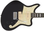 D'Angelico Offset Solid Body Black Flake