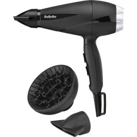 BaByliss 6710DE / Vysoušeč vlasů / 2100 W / 2 teploty / 2 rychlosti / 105 km/h / ionizér / difuzér (6710DE)