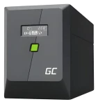 Green Cell 1500VA / Záložní zdroj / 1050W / Line-Interactive / 2x 12V/9Ah / 2x Schuko + 3x IEC (UPSLP1050)