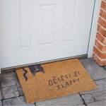 Bella Rose Rohožka z kokosových vláken Očisti si tlapky, přírodní barva