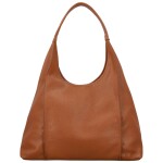 Stylová dámská kožená kabelka na rameno Nemesis, koňaková