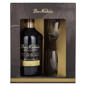 Dos Maderas PX Triple Aged 5+5 Rum 40% 0,7 l (dárkové balení 2 skleničky)