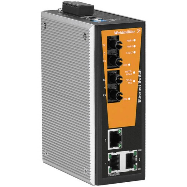 Weidmüller 1504370000 IE-SW-VL05M-3TX-2ST průmyslový ethernetový switch 10 / 100 MBit/s