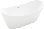 MEXEN - Montana volně stojící vana 180 x 90 cm bílá bez krytky přepadu a zátky 52011809000-SS
