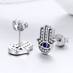 Elenys náušnice Hamsa Symbol ochrany