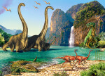 Puzzle Castorland 60 dílků - Dinosauří svět