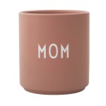 DESIGN LETTERS Porcelánový hrnek Nude Mom/Love 300 ml, béžová barva, porcelán