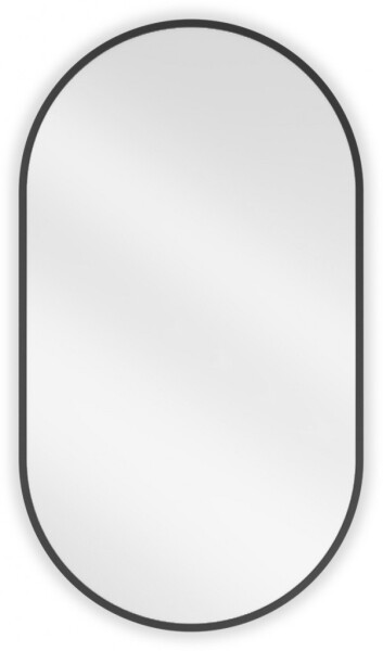 MEXEN - Loft zrcadlo 80 x 45, černý rám 9851-080-045-000-70