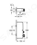 Grohtherm SmartControl Termostatická sprchová baterie, 34719000