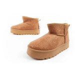 Lee Cooper snow boots women winter fashion fur insulated boots brown dámské 38