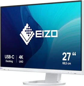 27" EIZO EV2740S FlexScan bílá / LED / 3840 x 2160 / IPS / 16:9 / 350 cd/m2 / HDMI / DP / USB-C (EV2740S-WT)