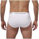 Pánské slipy 3 Pack Briefs Cotton Stretch 0000U2661G 100 bílá - Calvin Klein L