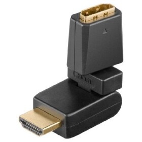 PremiumCord HDMI adapter 19pin Female - 19pin Male otočná ve dvou osách (8592220012175)