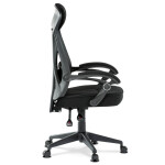 Kancelářská židle, houpací mechanismus, černá síťovina, KA-Y309 BK