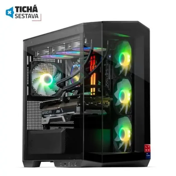 LYNX Challenger (10463133) černá / Intel Core i9-14900KF 3.2GHz / 64GB / 4TB SSD / NVIDIA RTX 5080 16GB / W11H (10463133)