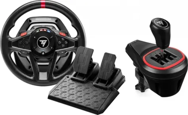 Thrustmaster T128 + TH8S / Sada volantu a pedálů s řadicí pákou / PS5 PS4 PC (M-9068548)