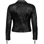 Dámská Kožená Bunda Křivák L03 Lizzy Clean Brixton Černá Velikost: 4XL