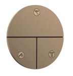 HANSGROHE - ShowerSelect Comfort Ventil pod omítku, pro 3 spotřebiče, kartáčovaný bronz 15558140