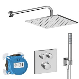 IDEAL STANDARD - CeraTherm Navigo Sprchový set s termostatem pod omítku, s tělesem, 30x30 cm, chrom A7773AA