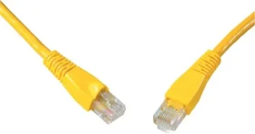 Solarix 28341209 patch, CAT5E, UTP, PVC, 2m, žlutý