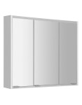 SAPHO - BATU galerka 80x71x15cm, 2x LED osvětlení, bílá lesk 1141131