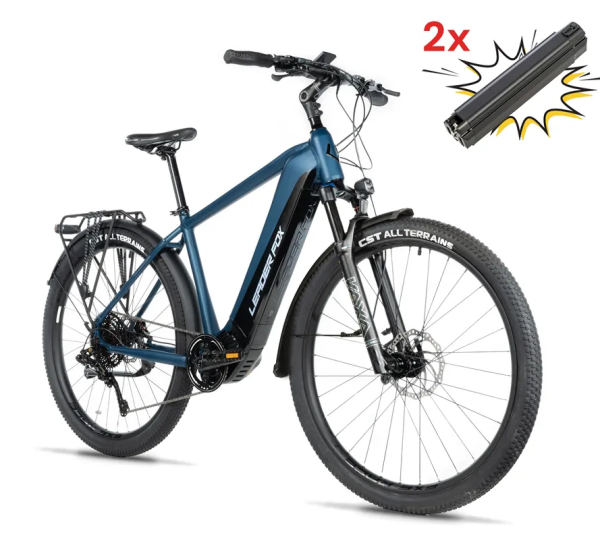 Leader Fox BARNET pánské, rám 20,5" (XL), model 2025-2, matt blue - ZDARMA dopravné, odborná montáž, seřízení a druhá baterie za 1,- Kč! (Záruka nejlepší ceny. Nalezli jste někde lepší cenu? Napište nám a zkusíme ji trumfnout! )