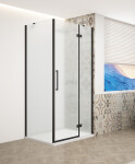 GELCO - TRINITY BLACK obdélníkový kout 1100x1000 pravý, matné sklo, GT5610-11MR-B GT5610-11MR-B