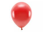 Ptakoviny.cz Sada 10 červených metalických balónků 30 cm