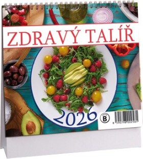 Stolní kalendář ARIA 2026 MINI - Zdravý talíř