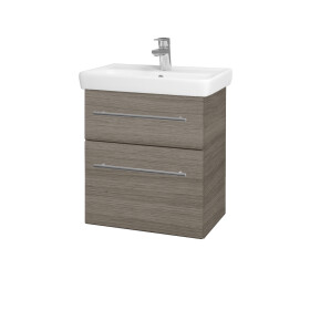 Dřevojas - Umyvadlová skříňka GO SZZ2 55 - D03 Cafe / Úchytka T02 / D03 Cafe 28070B