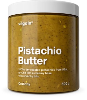 Vilgain 100% Pistáciové máslo – 3× křupavé 500 g