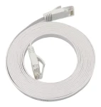 MicroConnect CAT6a U/UTP FLAT 1m bílá / Patch kabel (V-UTP6A01W-FLAT-LSZH)